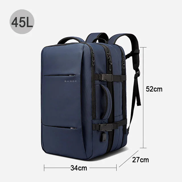 BANGE Premium Travel Backpack – 37L Smart & Expandable Laptop Bag