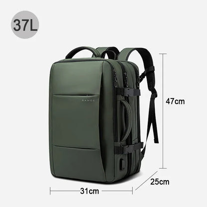 BANGE Premium Travel Backpack – 37L Smart & Expandable Laptop Bag