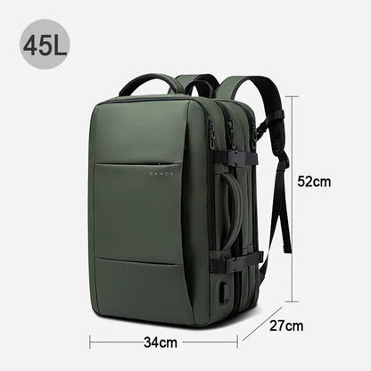 BANGE Premium Travel Backpack – 37L Smart & Expandable Laptop Bag